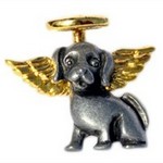 Doggie Angel Pin