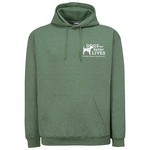 Pullover Hooded Sweatshirt 80/20 Fleece Blend
